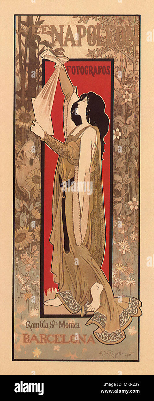 Woman in Dress Poster Banque D'Images