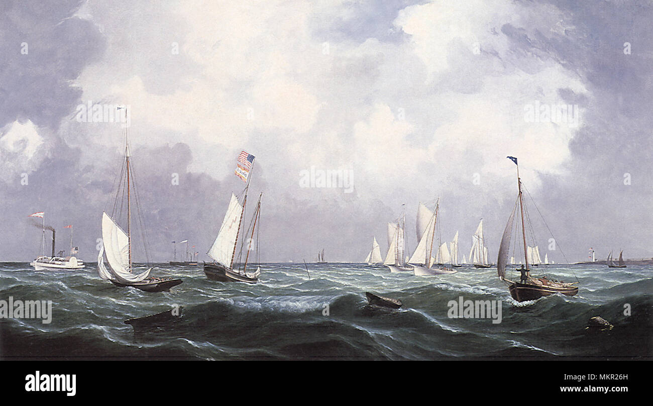 New York Yacht Club Regatta Banque D'Images