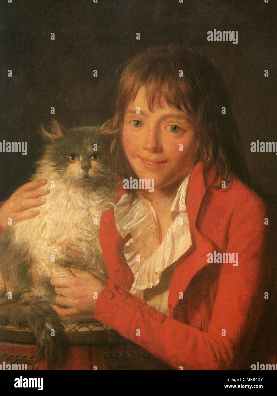 Portrait d'Ambroise-Louis Garneray Banque D'Images