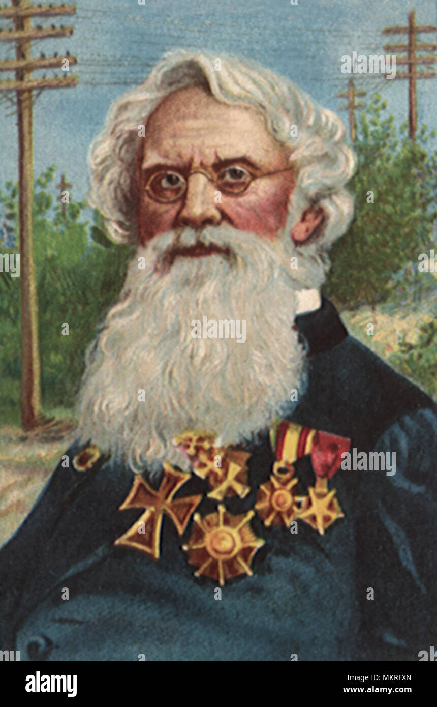 Samuel F.B. Inventeur du télégraphe Morse Banque D'Images