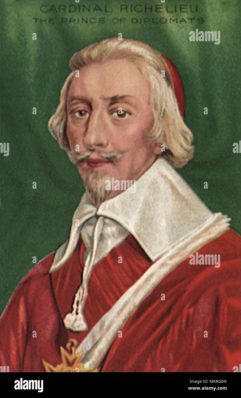Le Cardinal de Richelieu Banque D'Images