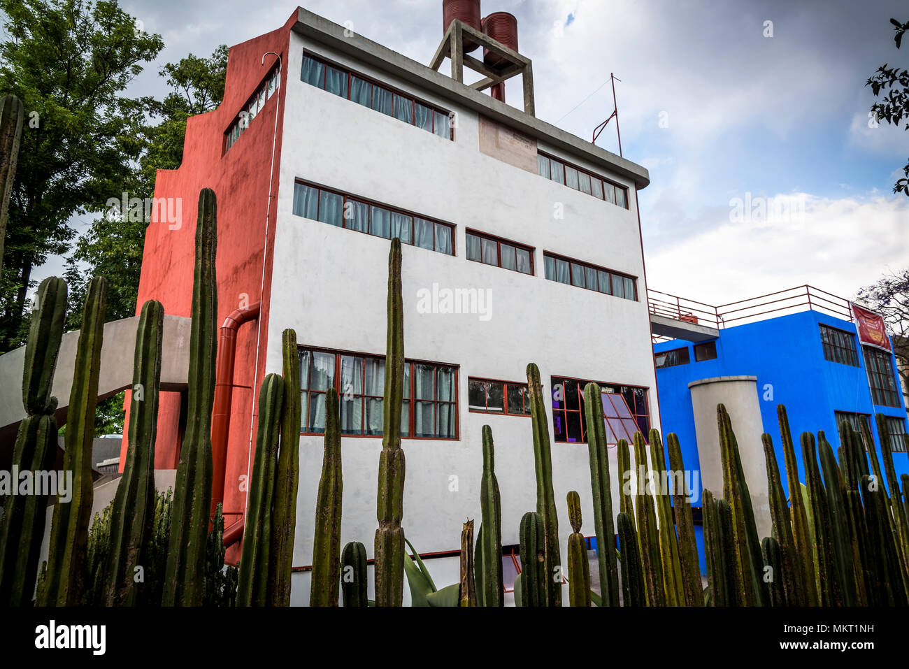 Chambre Studio - Musée de Diego Rivera et Frida Kahlo, San Angel, Mexico, Mexique Banque D'Images