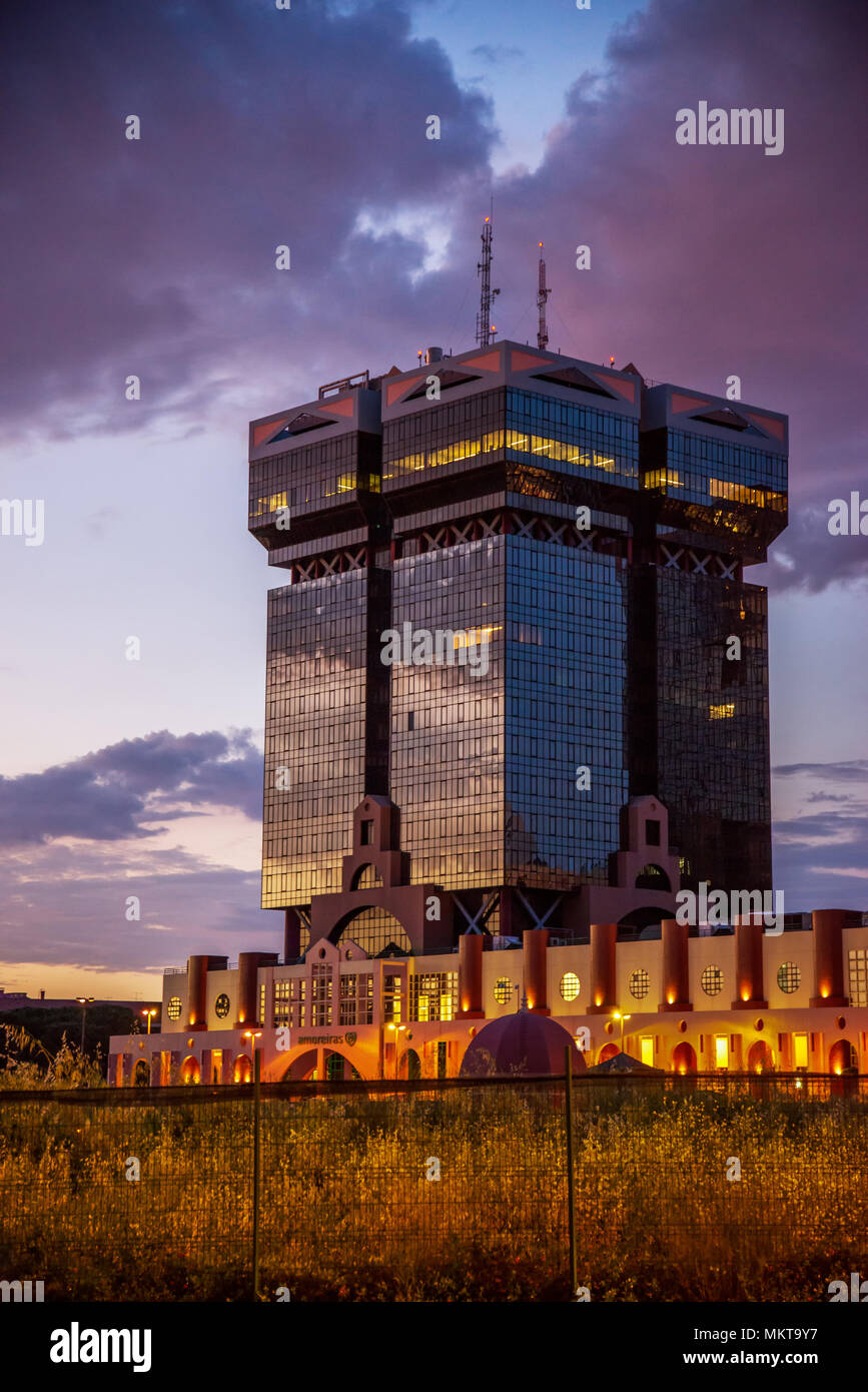 Lisbonne Portugal. 06 mai 2018. Vue sur le centre commercial Amoreiras.à Lisbonne Lisbonne, Portugal. Photographie par Ricardo Rocha. Banque D'Images