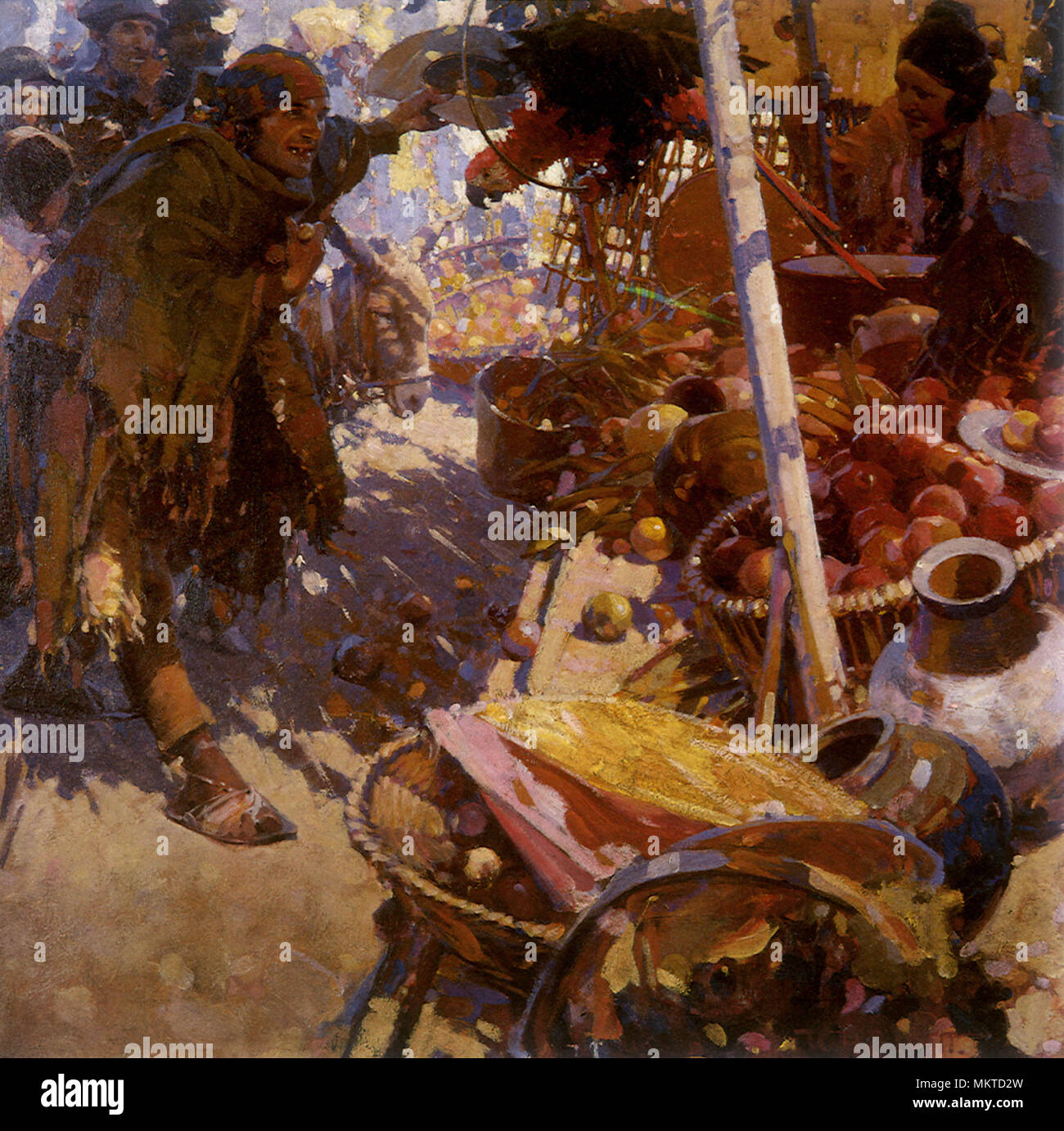 Marché de l'Amérique du Sud Banque D'Images