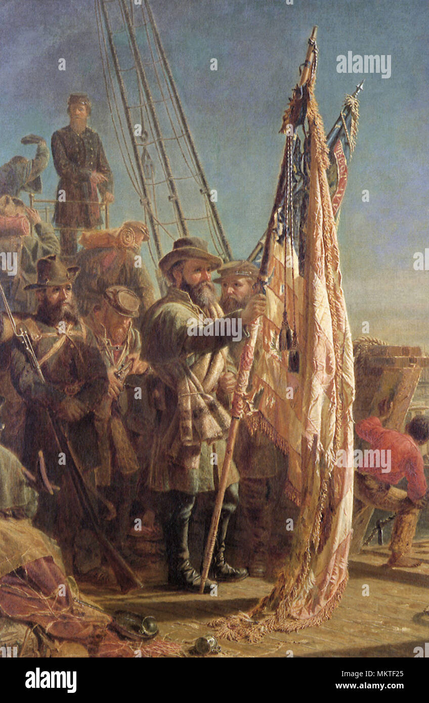 Le retour des drapeaux de la Brigade irlandaise Photo Stock Alamy