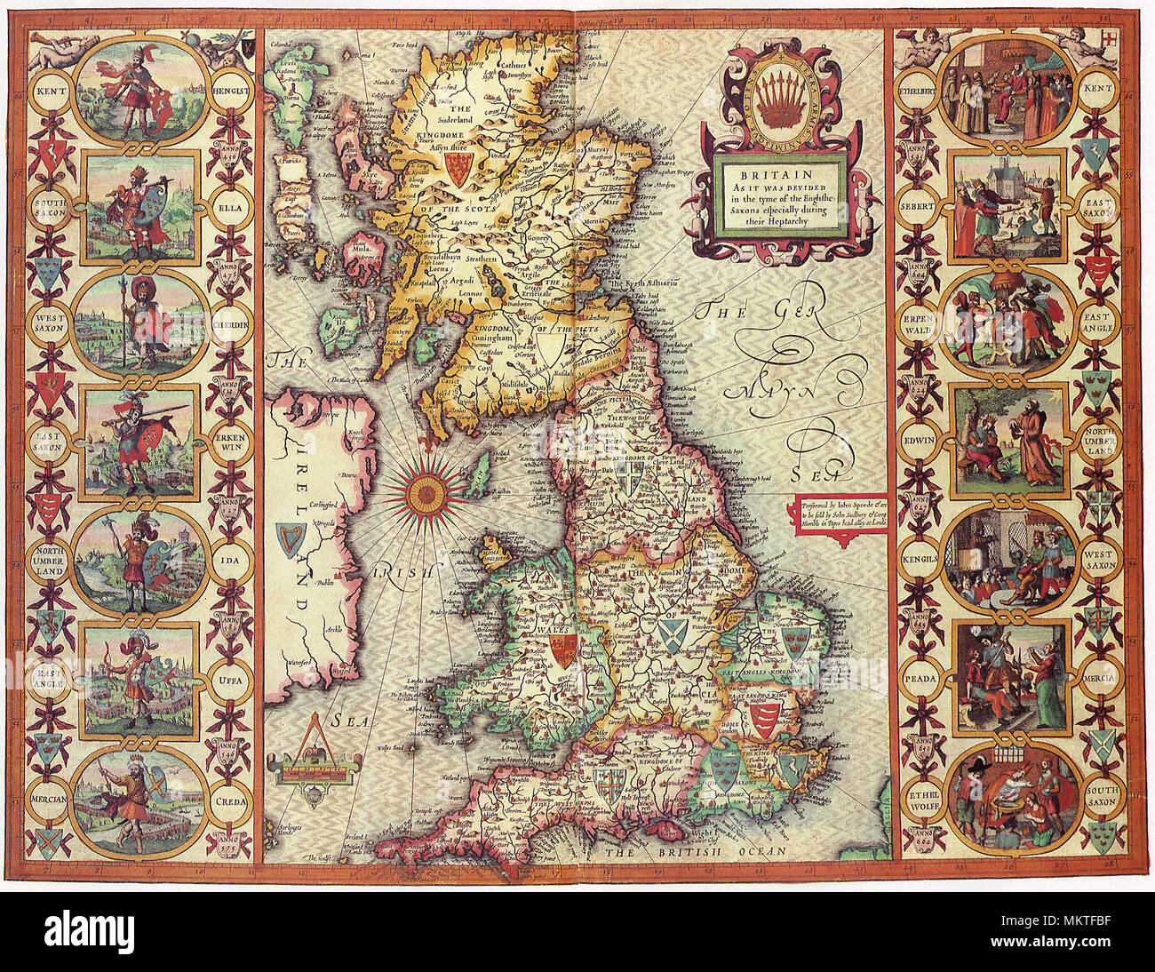Site de l'Angleterre 1612 Banque D'Images