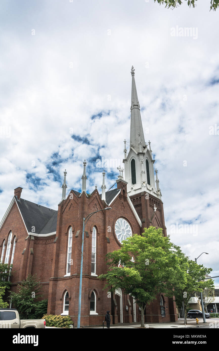 Salem, Oregon, USA - Juin 8,2017 : Premier United Methodist Church à Salem Banque D'Images