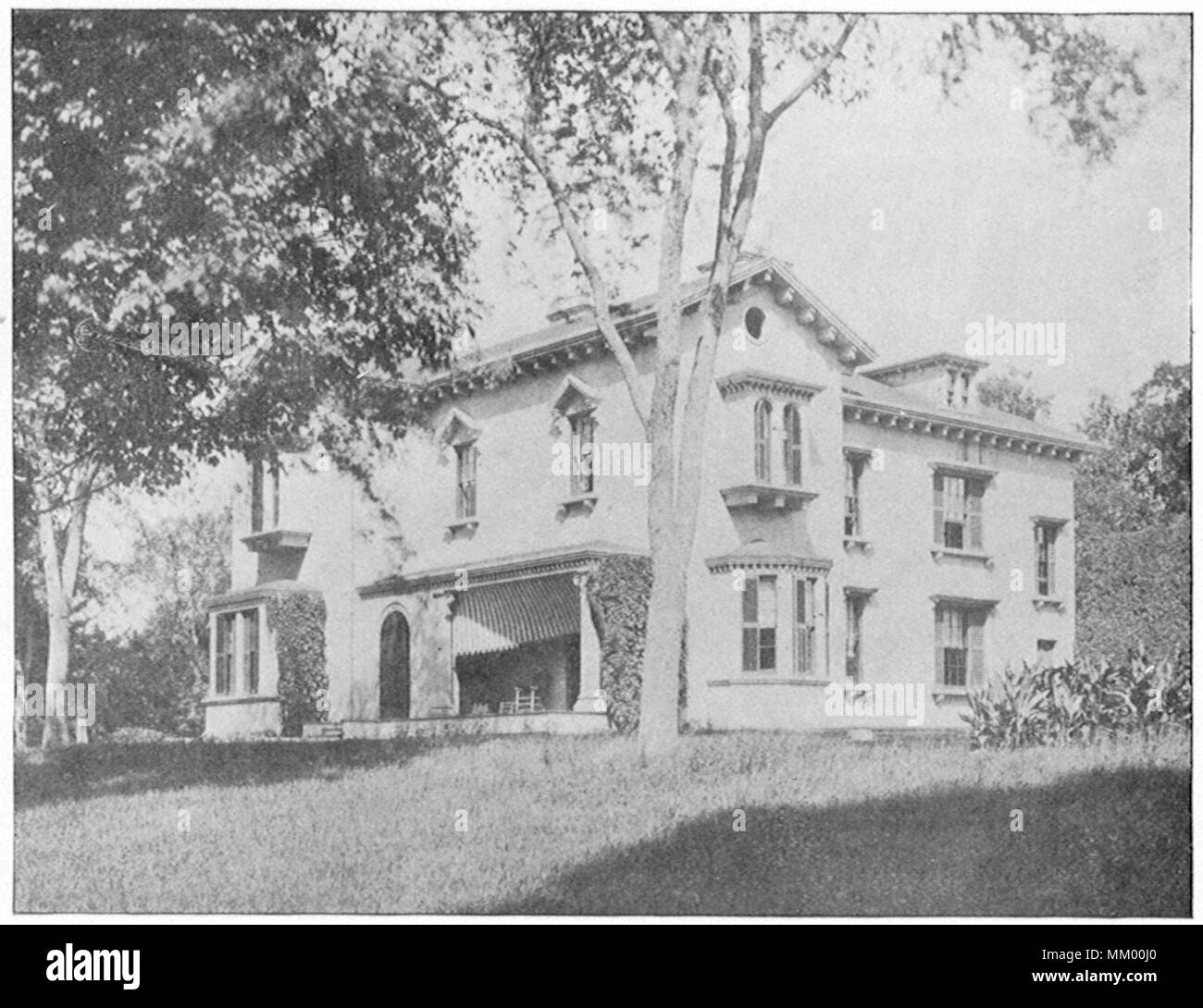 Horatio Nelson Bigelow Résidence. Clinton. 1890 Banque D'Images