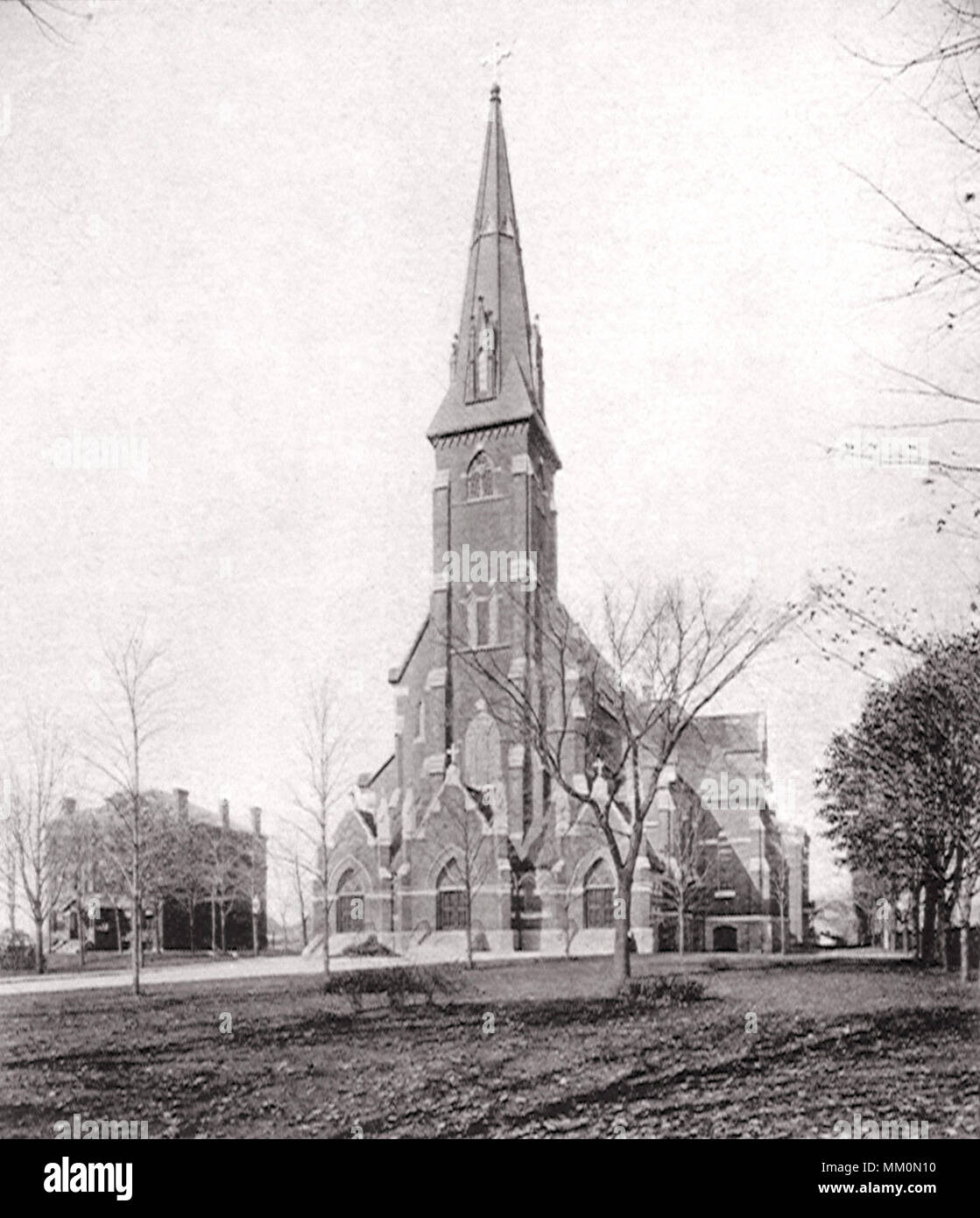 Eglise Notre Dame. Newton. 1916 Banque D'Images