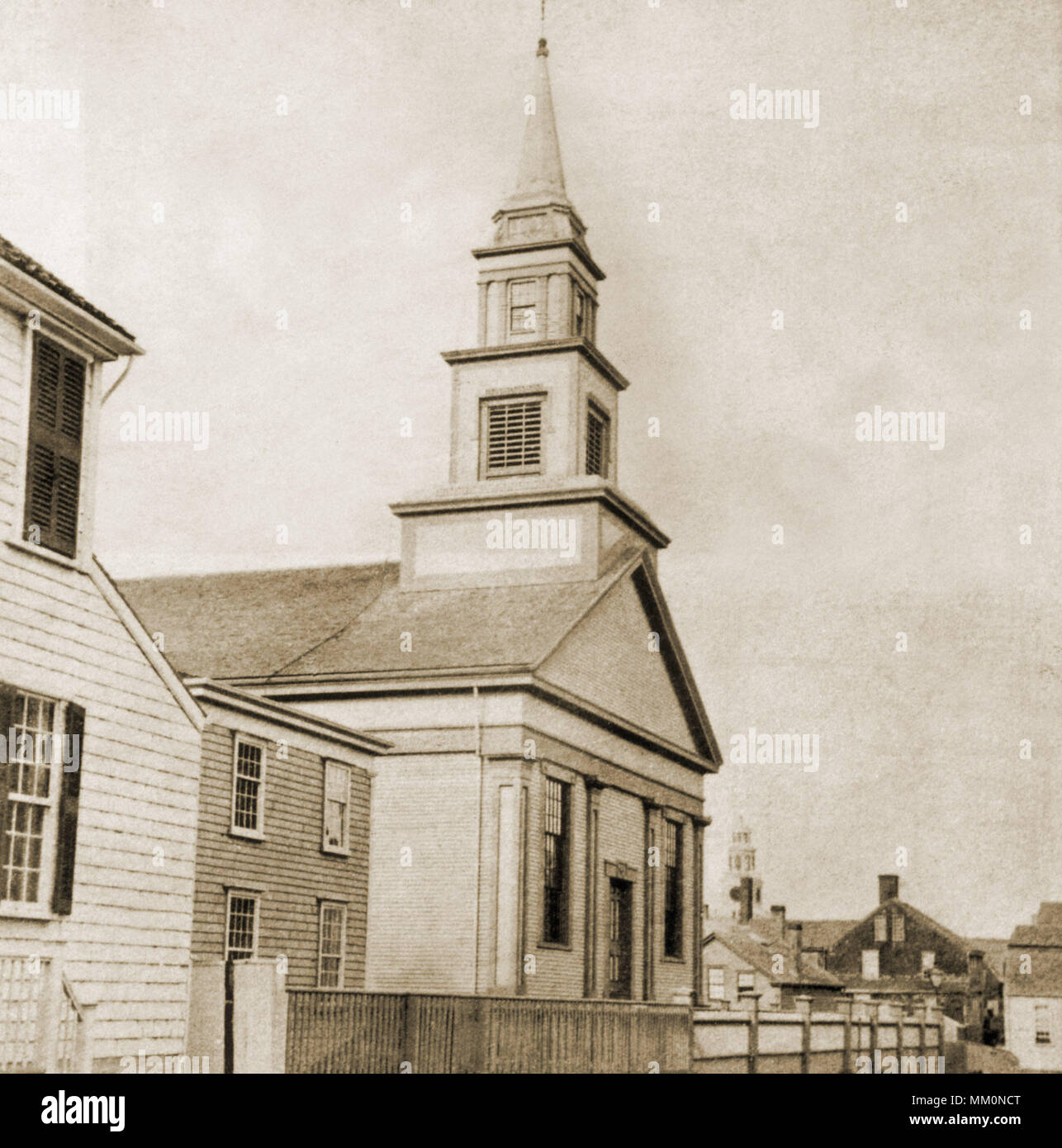 Baptist Church. Nantucket. 1870 Banque D'Images