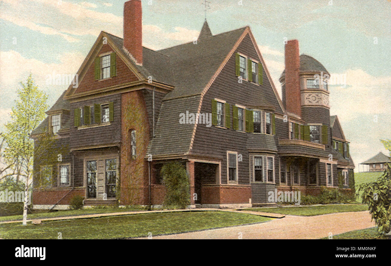 Walnut Hill école numéro 2. Natick. 1907 Banque D'Images