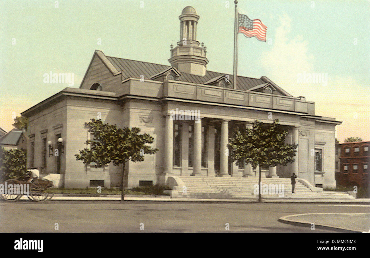 Bureau de poste. Beverly. 1910 Banque D'Images