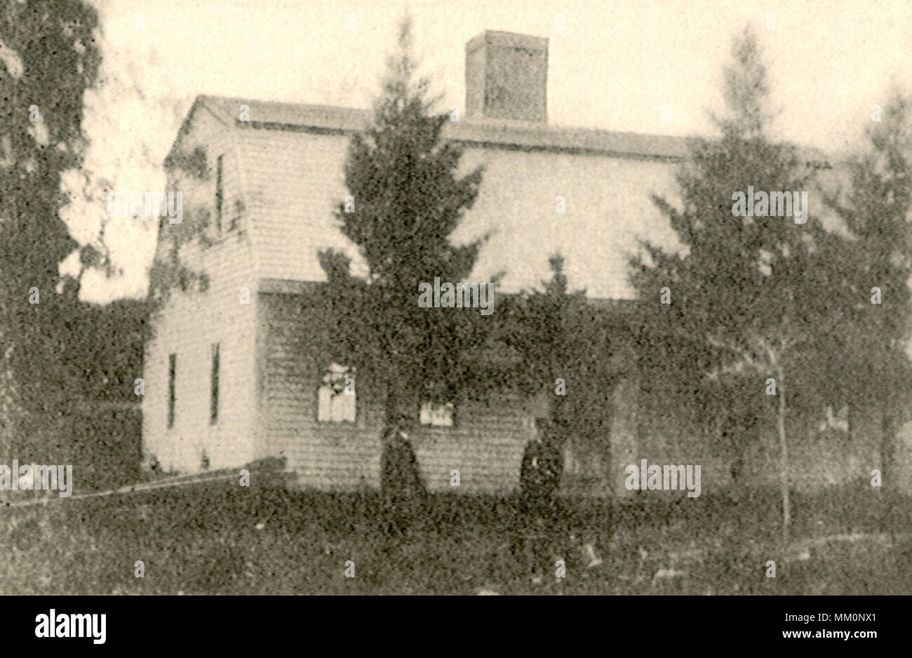 Le vieux John Green Place. Melrose Highlands. 1902 Banque D'Images