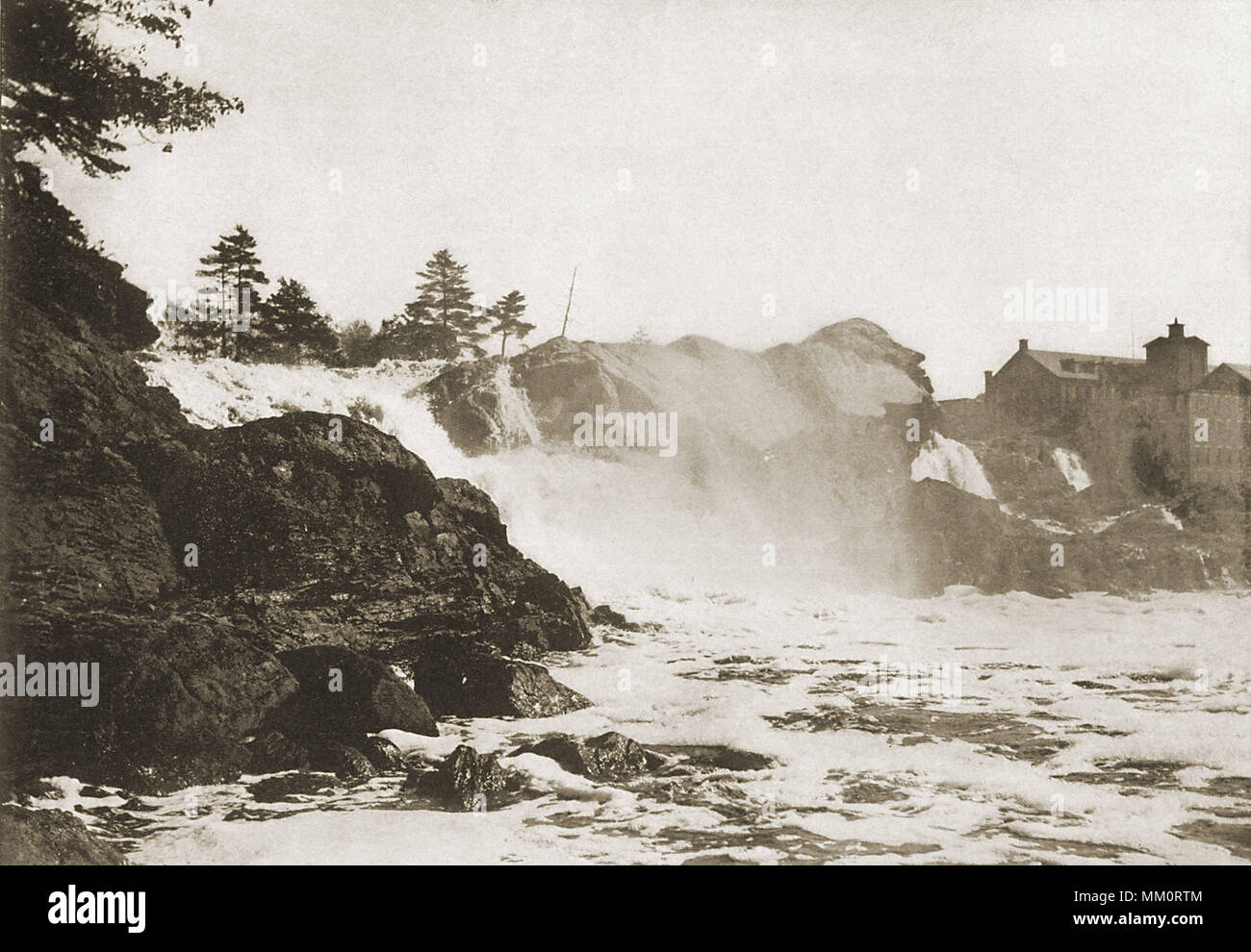 L'Indian Head et vieil homme de la tombe. Auburn. 1900 Banque D'Images