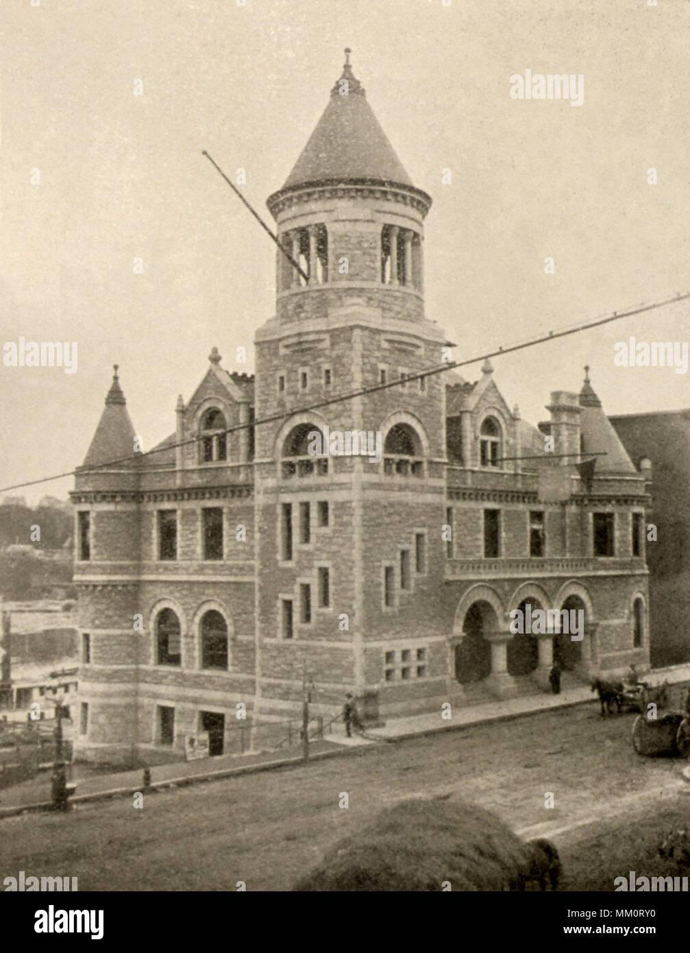 Bureau de poste. Augusta. 1904 Banque D'Images