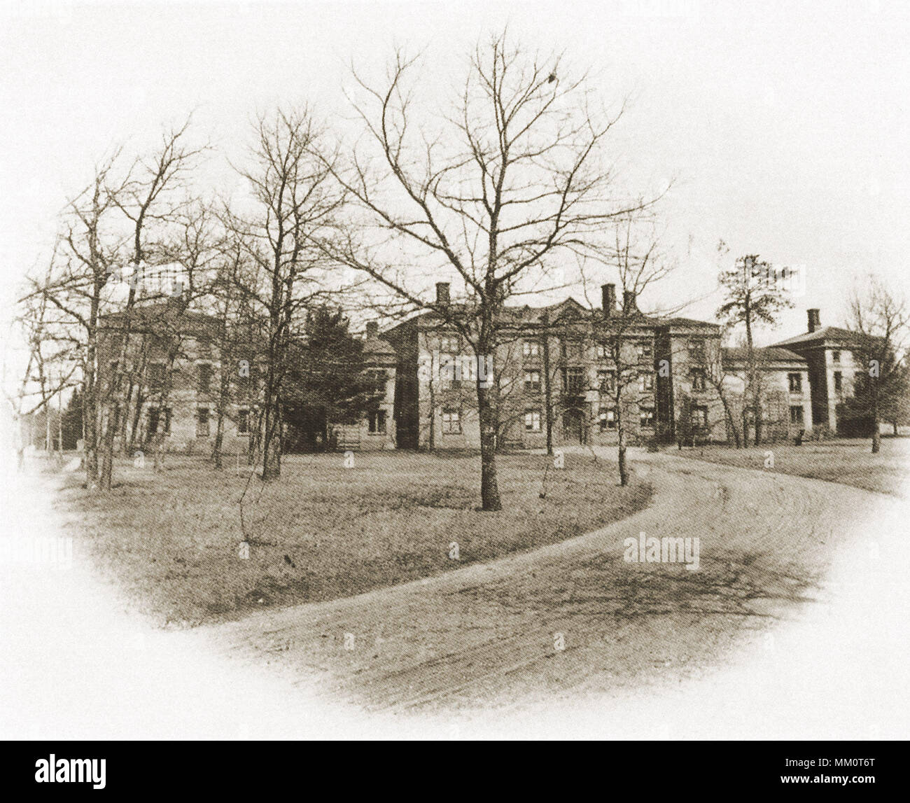 Butler Hospital. La Providence. 1860 Banque D'Images