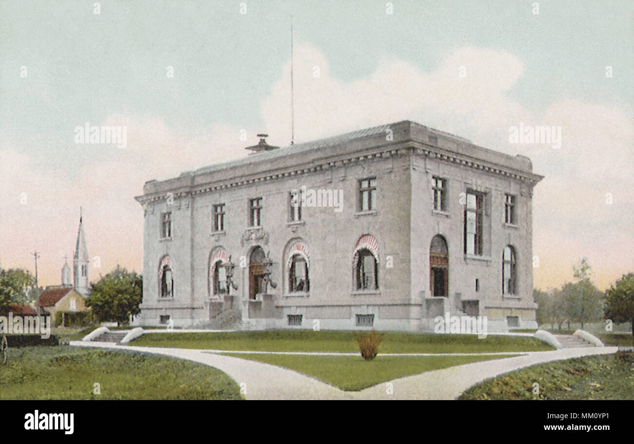 Bureau de poste. Salem. 1907 Banque D'Images