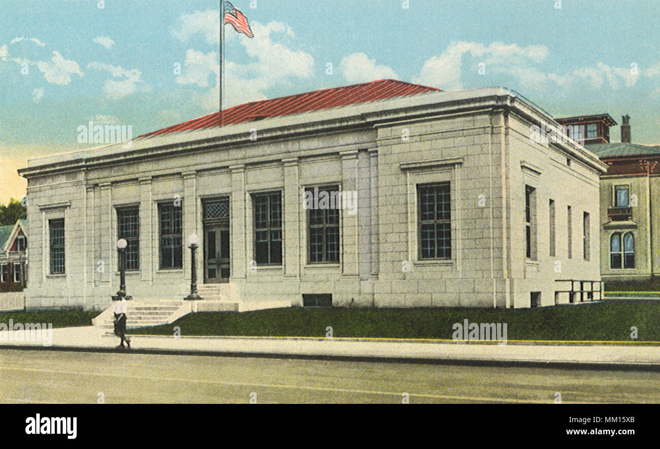 Bureau de poste. Milford. 1910 Banque D'Images