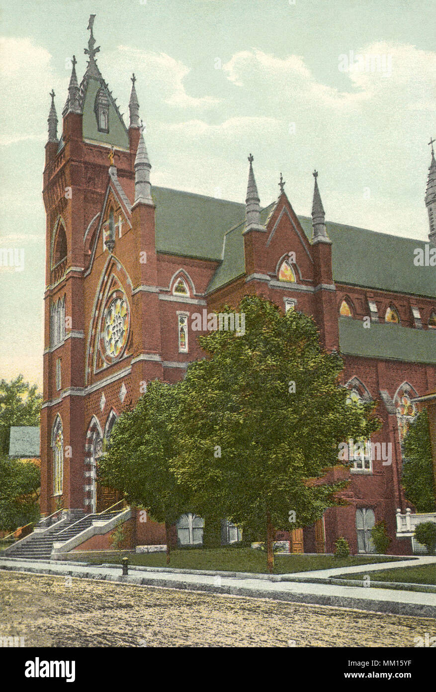 L'église All Saints. Ware. 1908 Banque D'Images