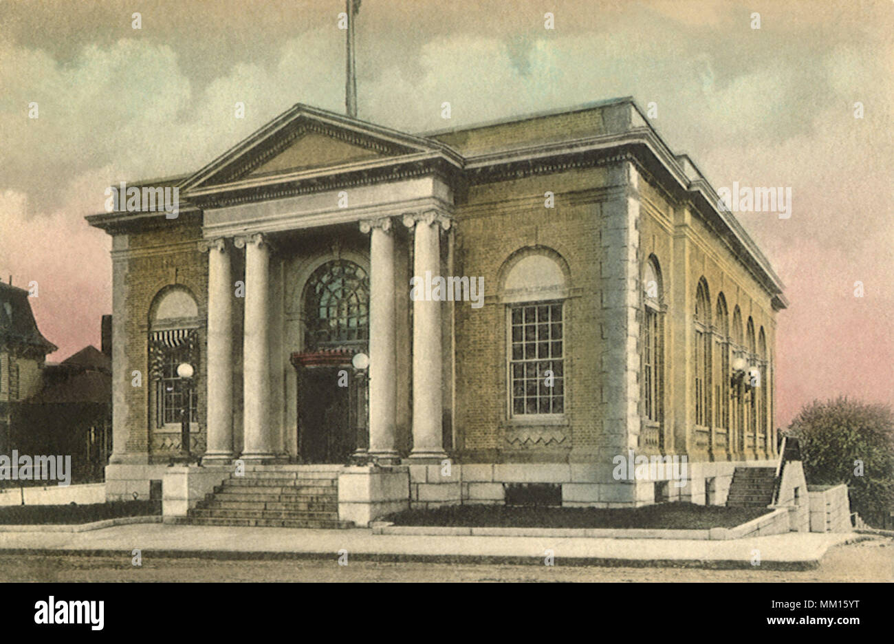 Bureau de poste. Webster. 1910 Banque D'Images