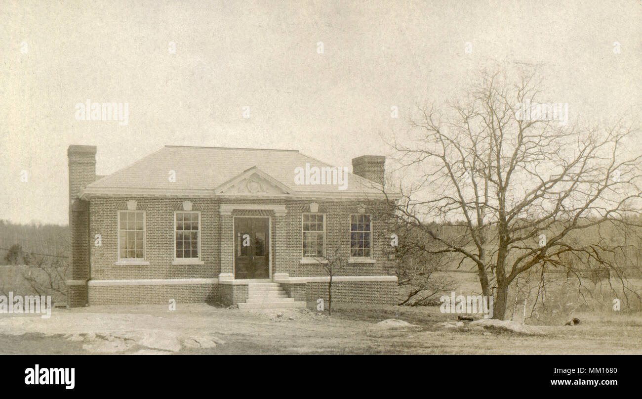 Musée Thoreau l'école. Concord. 1915 Banque D'Images