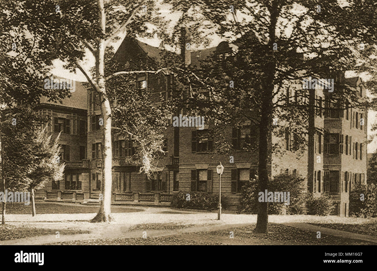 Porter Hall. South Hadley. 1915 Banque D'Images