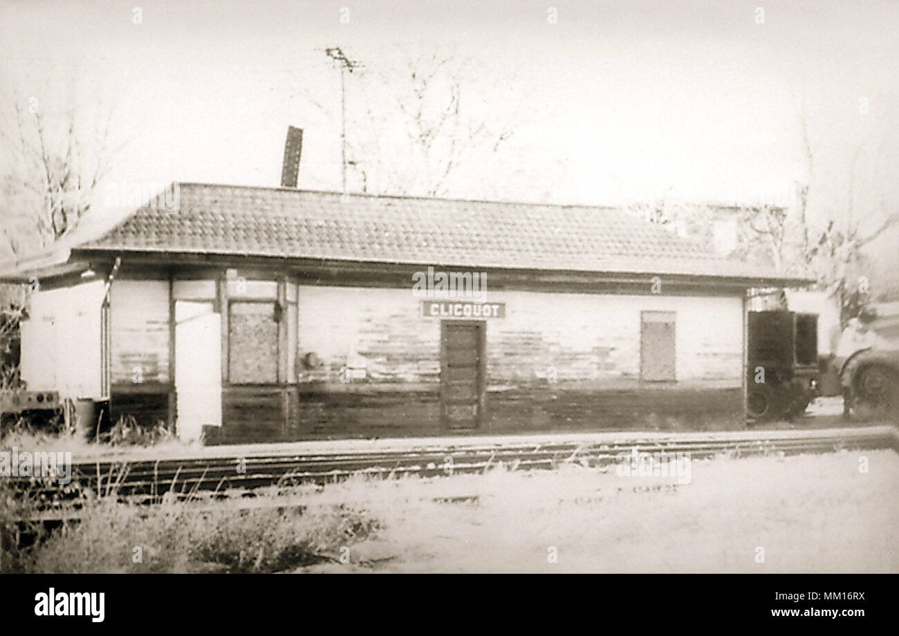 C.p. Station. Clicquot. 1920 Banque D'Images