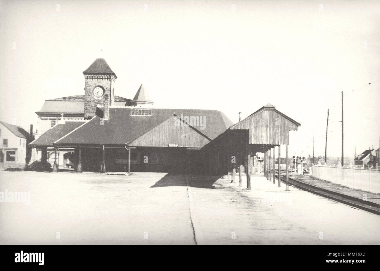 New Haven Depot. Stoughton. 1970 Banque D'Images