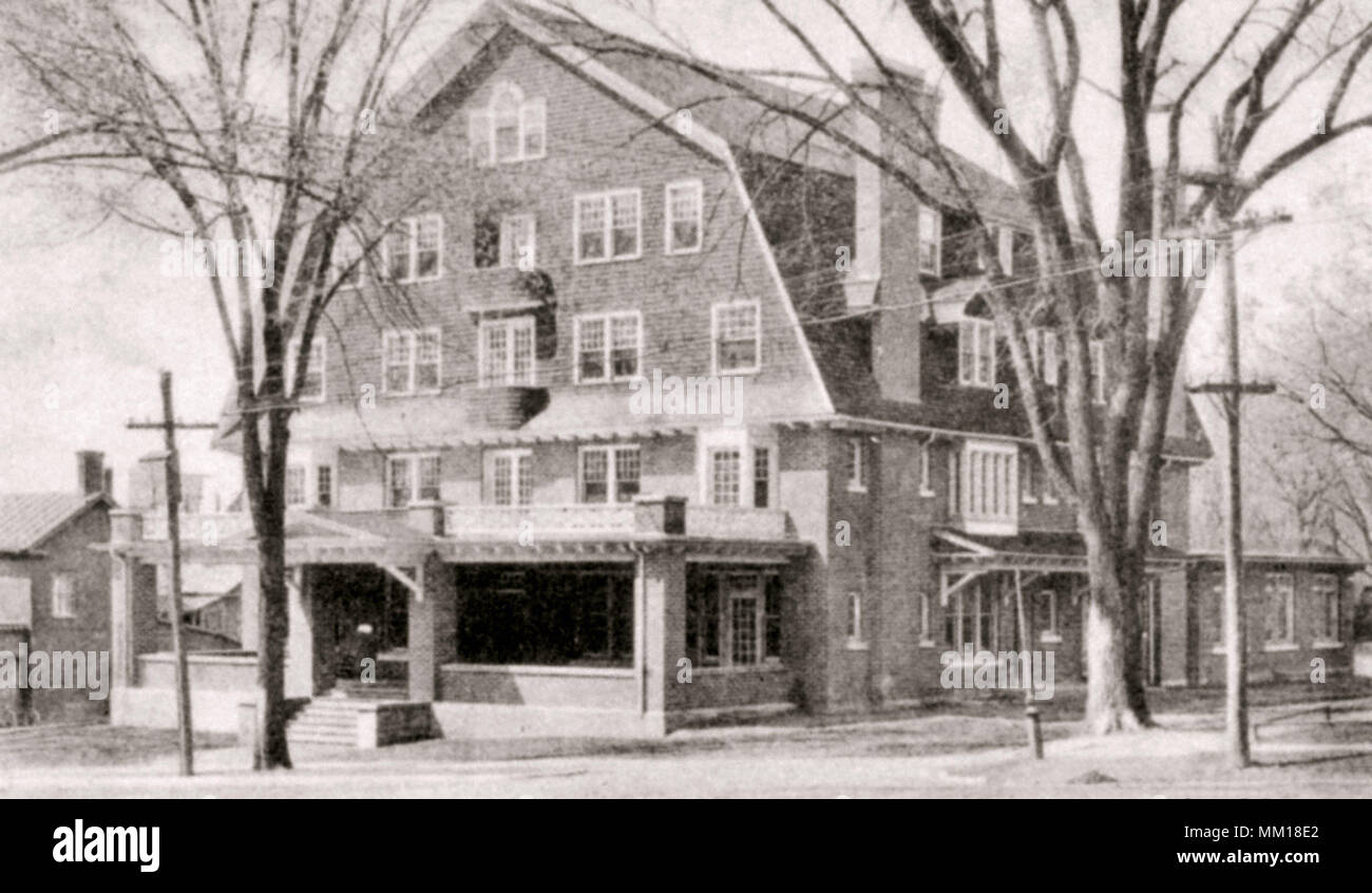 Colonial Inn. Saint Albans. 1912 Banque D'Images