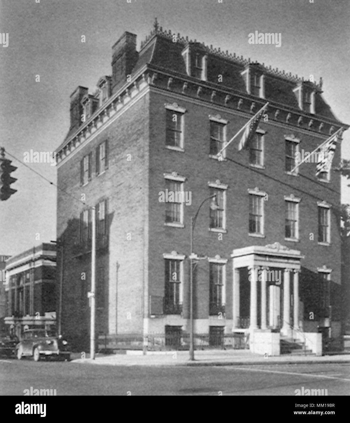 Le Maryland Historical Society. Baltimore. 1930 Banque D'Images