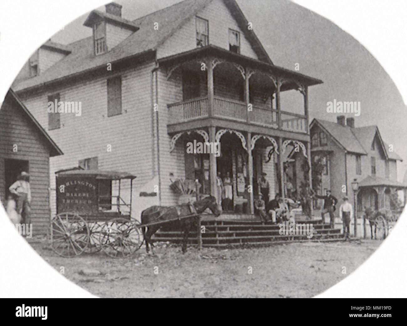 Country Store. Darlington. 1890 Banque D'Images