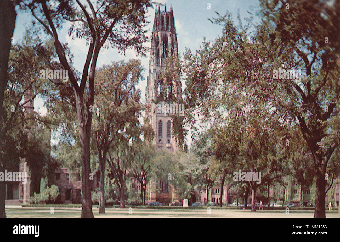 Harkness Memorial Tower à Yale. New Haven. 1970 Banque D'Images