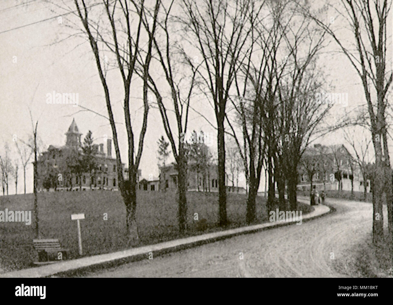 Mary Fletcher l'hôpital. Burlington. 1906 Banque D'Images