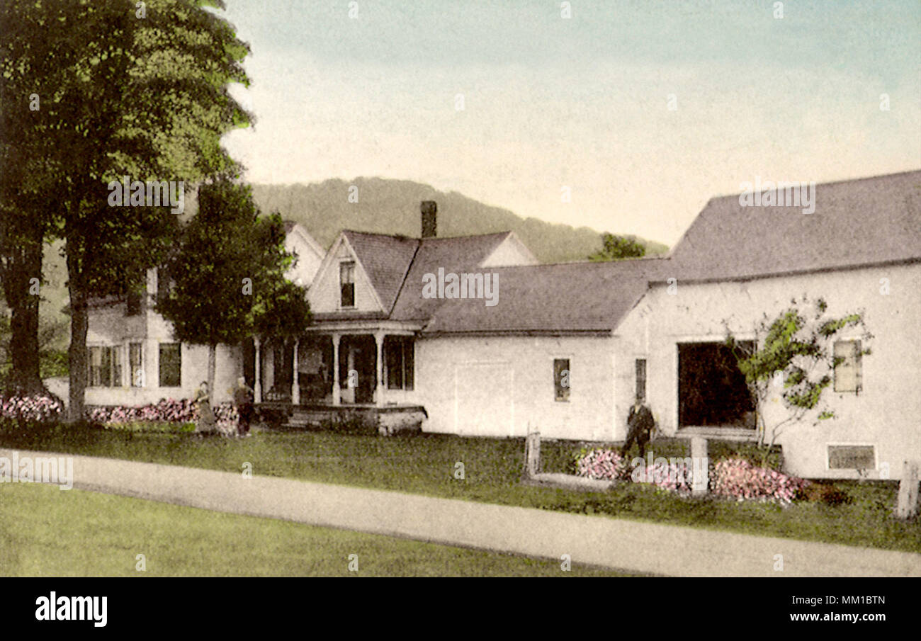 Maison d'enfance du Président Coolidge. Plymouth. 1930 Banque D'Images