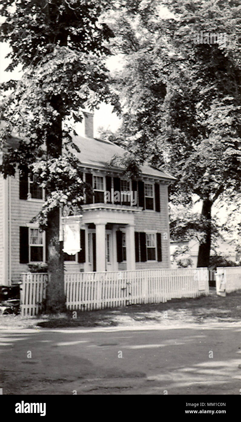 Ancien lieu de rencontre. Little Compton. 1930 Banque D'Images