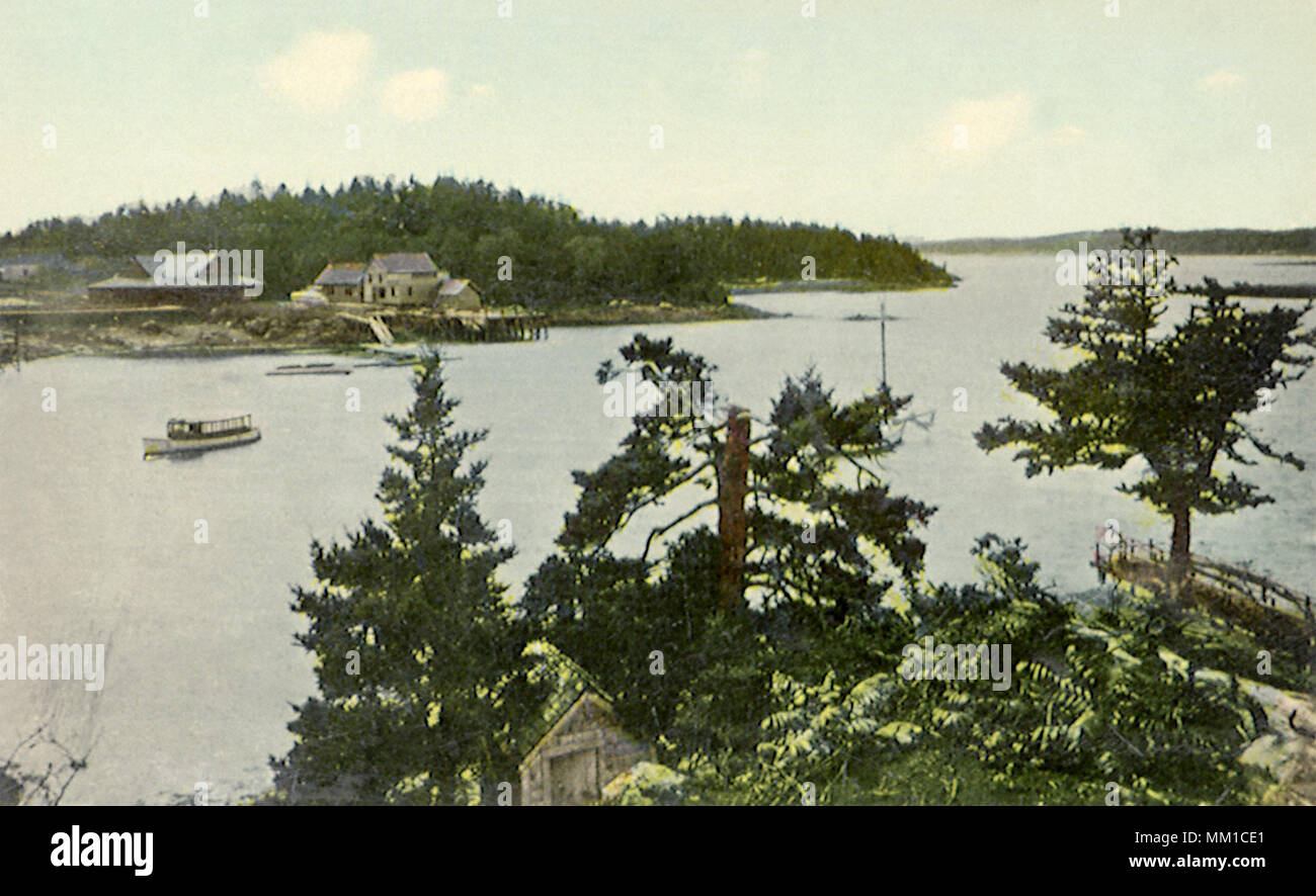 Avis de Christmas Cove. 1917 Banque D'Images