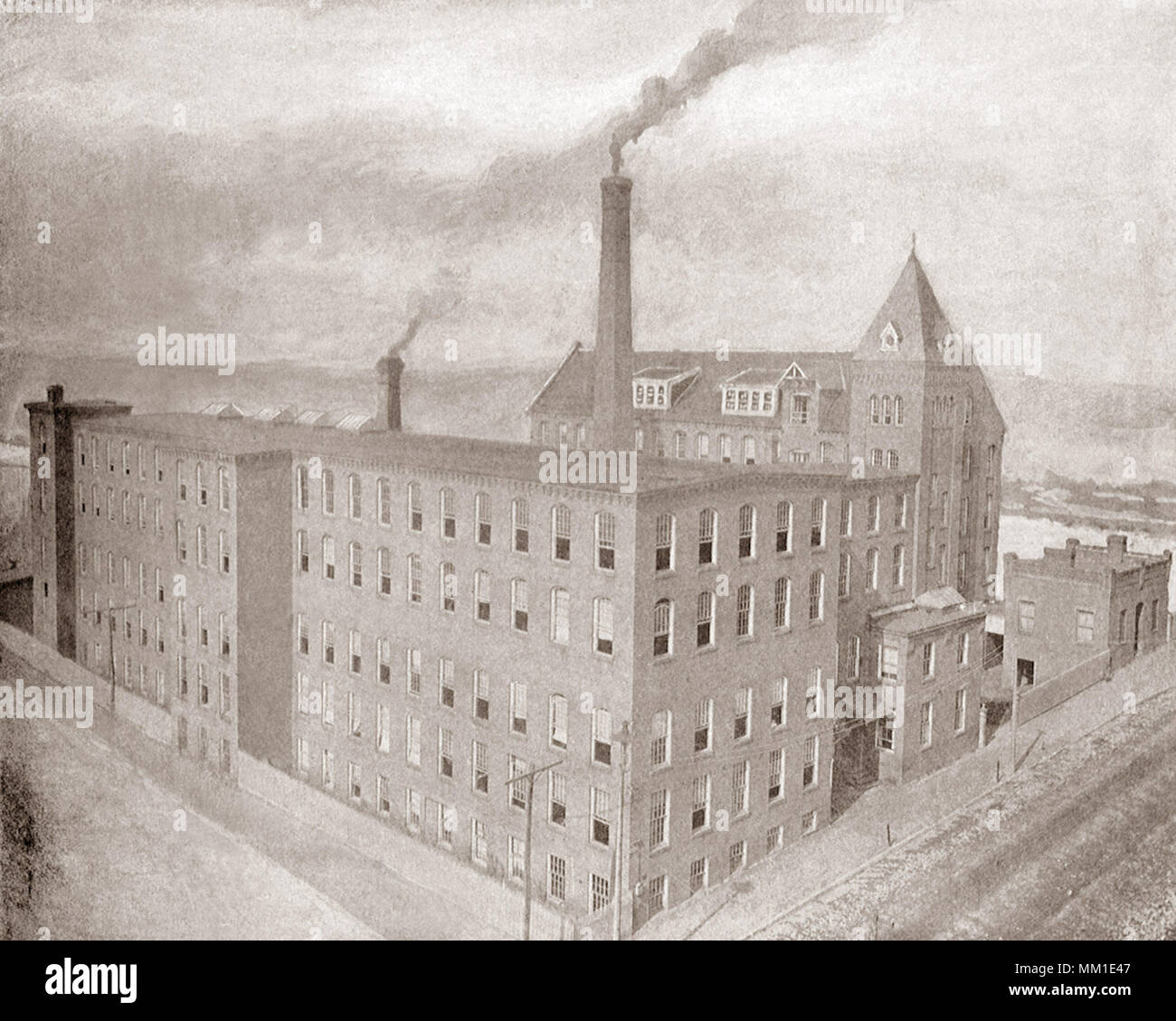 Wm. Skinner Co. Holyoke. 1891 Banque D'Images