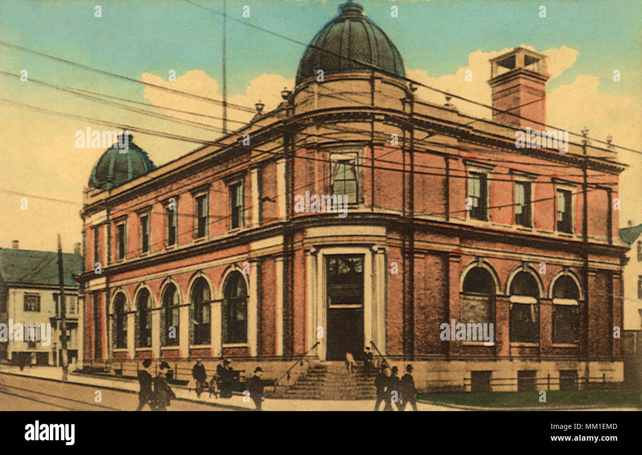 Bureau de poste. Lynn. 1909 Banque D'Images