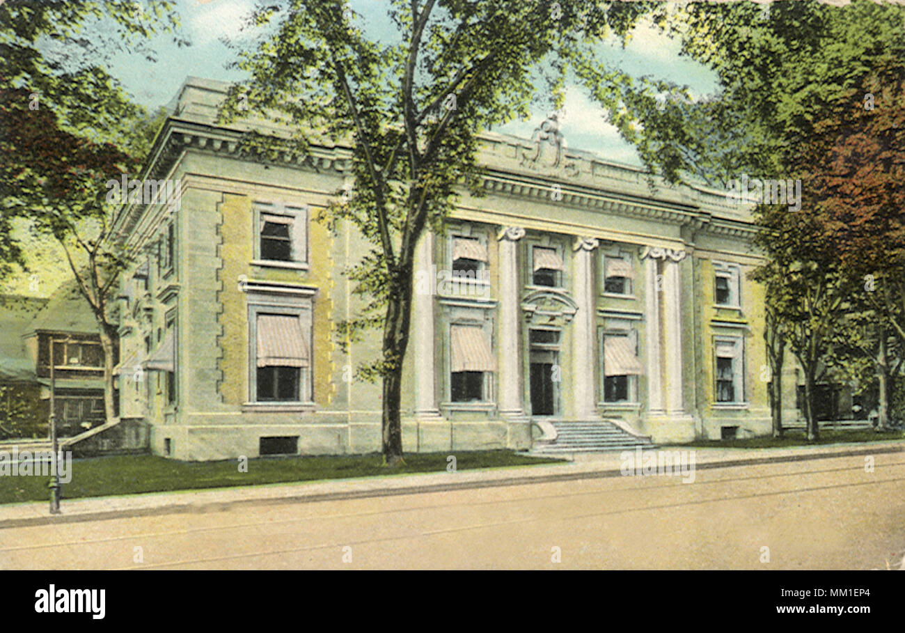 Bureau de poste. Lawrence. 1910 Banque D'Images