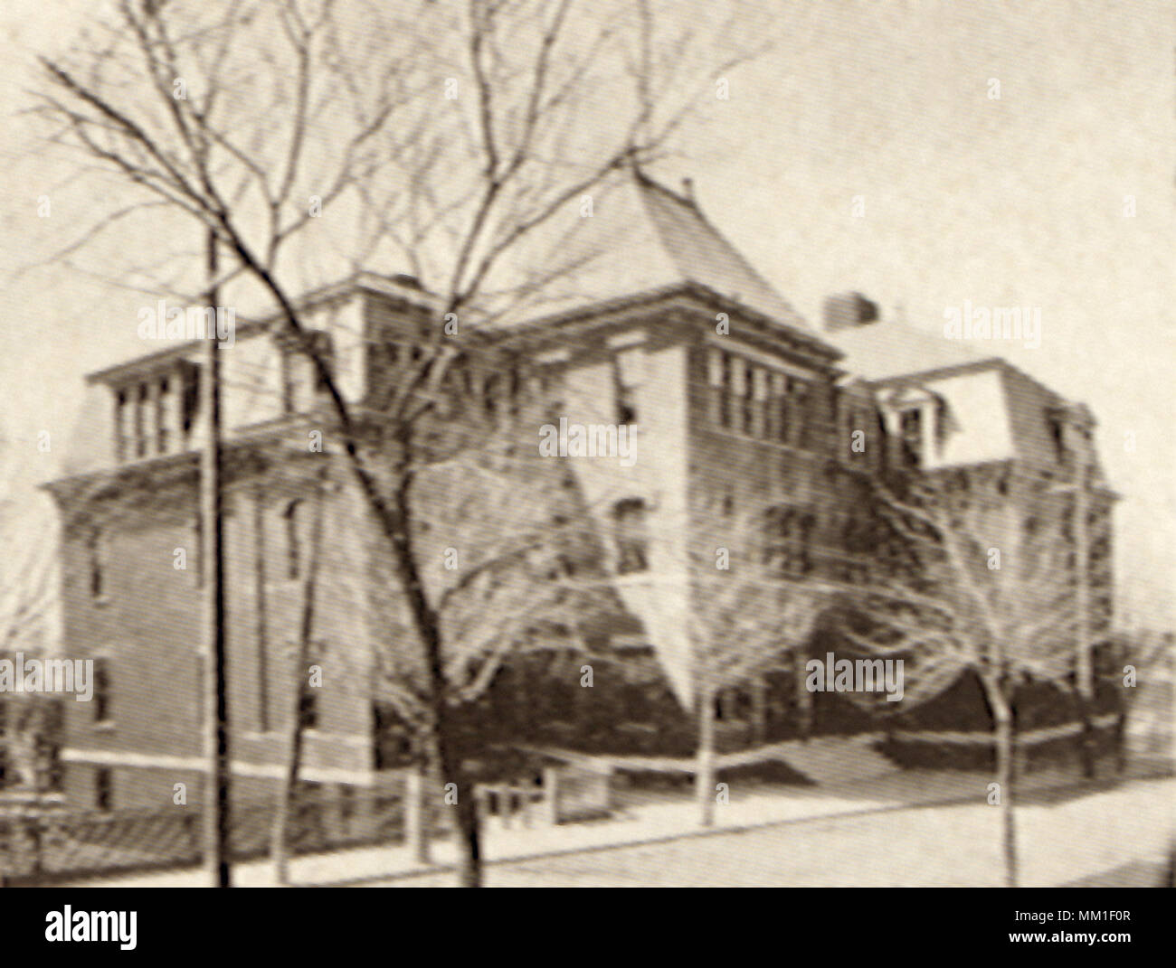 L'École de Morse. Somerville. 1897 Banque D'Images