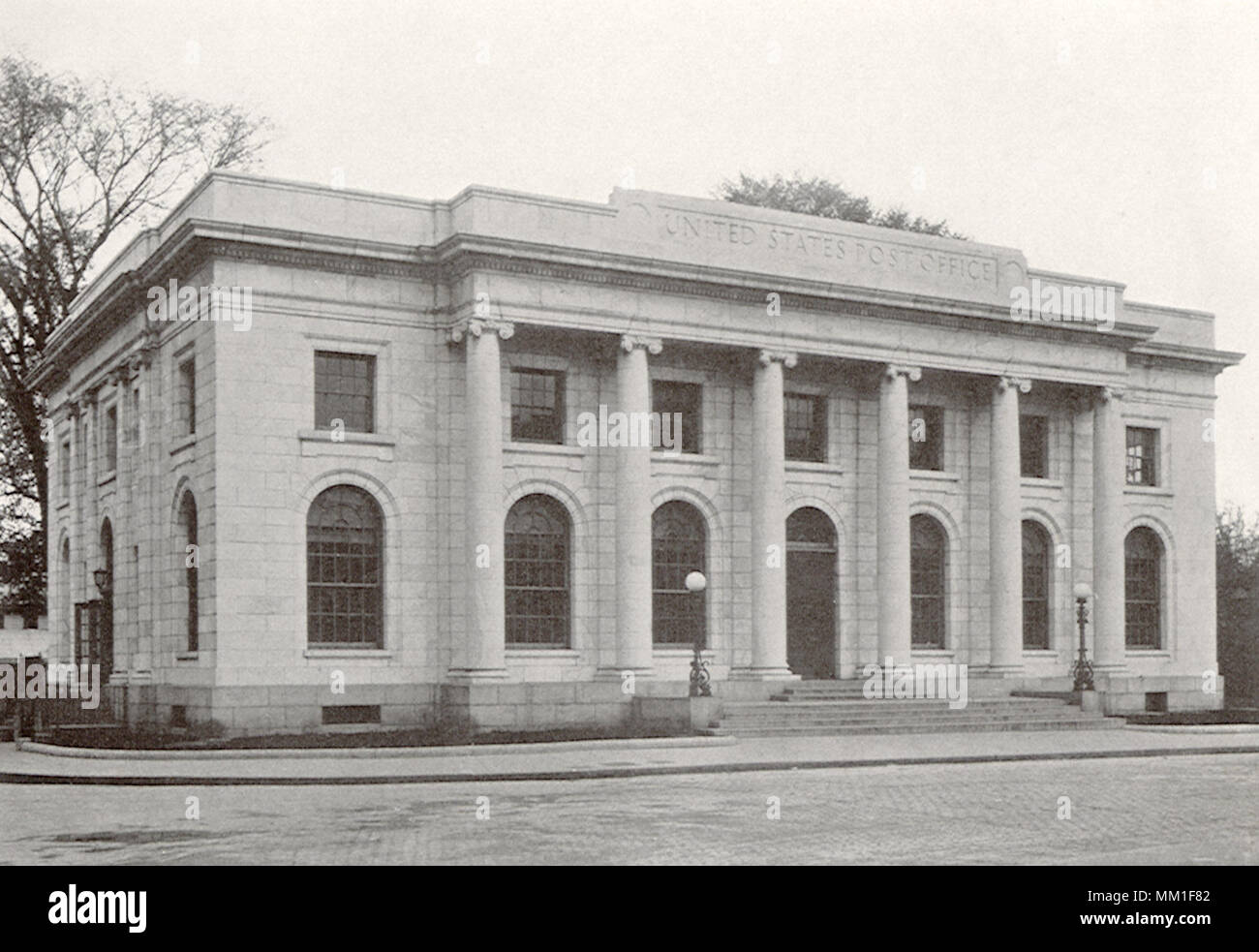 Bureau de poste. Pittsfield. 1910 Banque D'Images