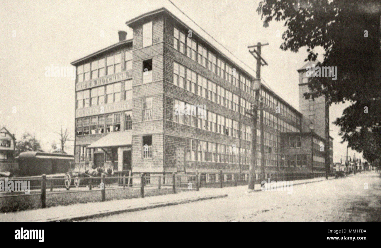 Curtis fabrique de chaussures. Marlborough. 1927 Banque D'Images