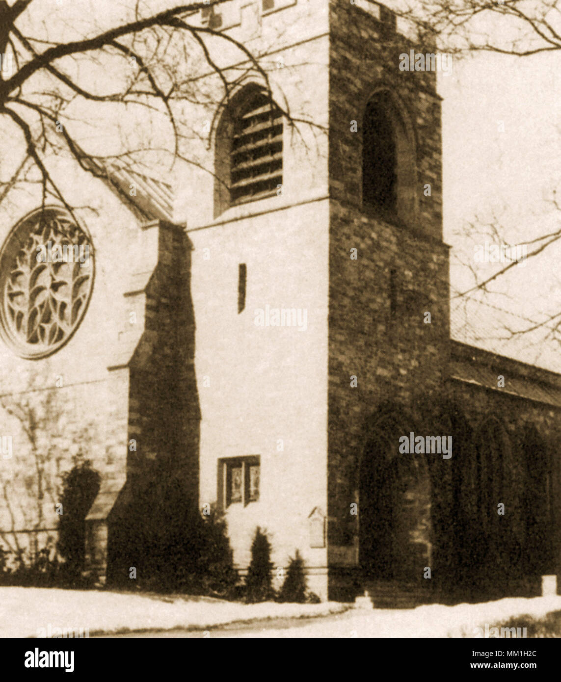 Saint Mark's Episcopal Church. Nouvelle Angleterre. 1950 Banque D'Images