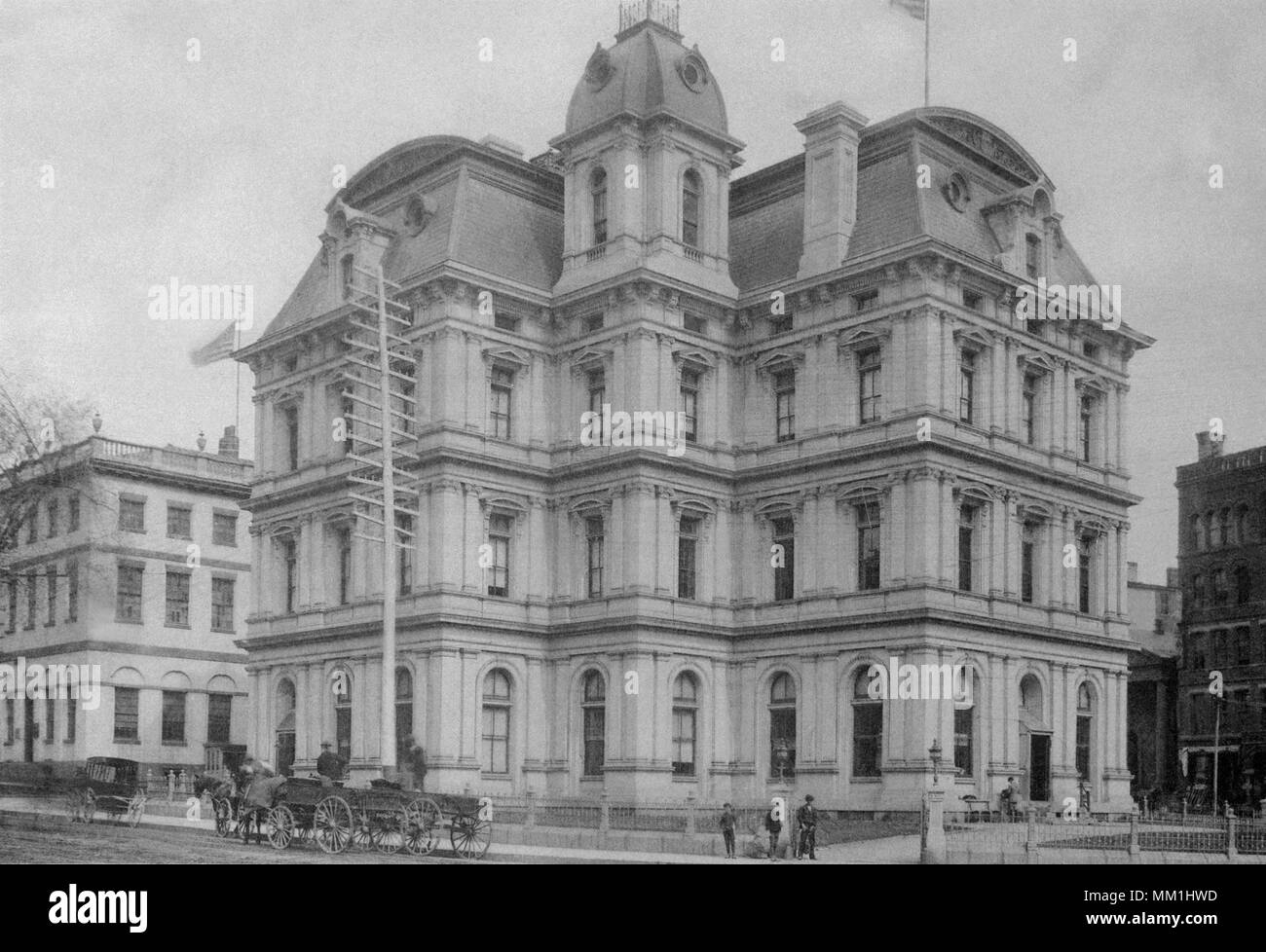 Bureau de poste. Hartford. 1893 Banque D'Images