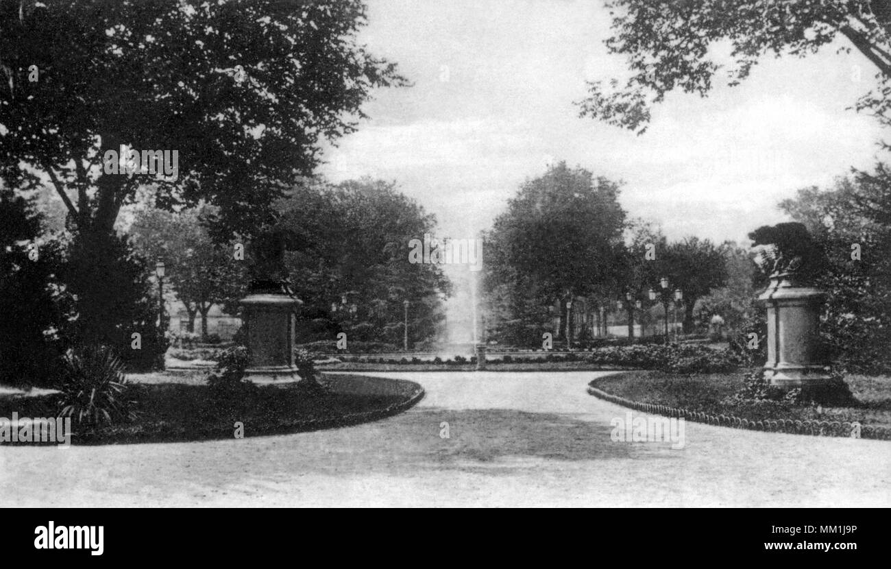 Entrée du Grand Jardin. Toulouse. 1900 Banque D'Images