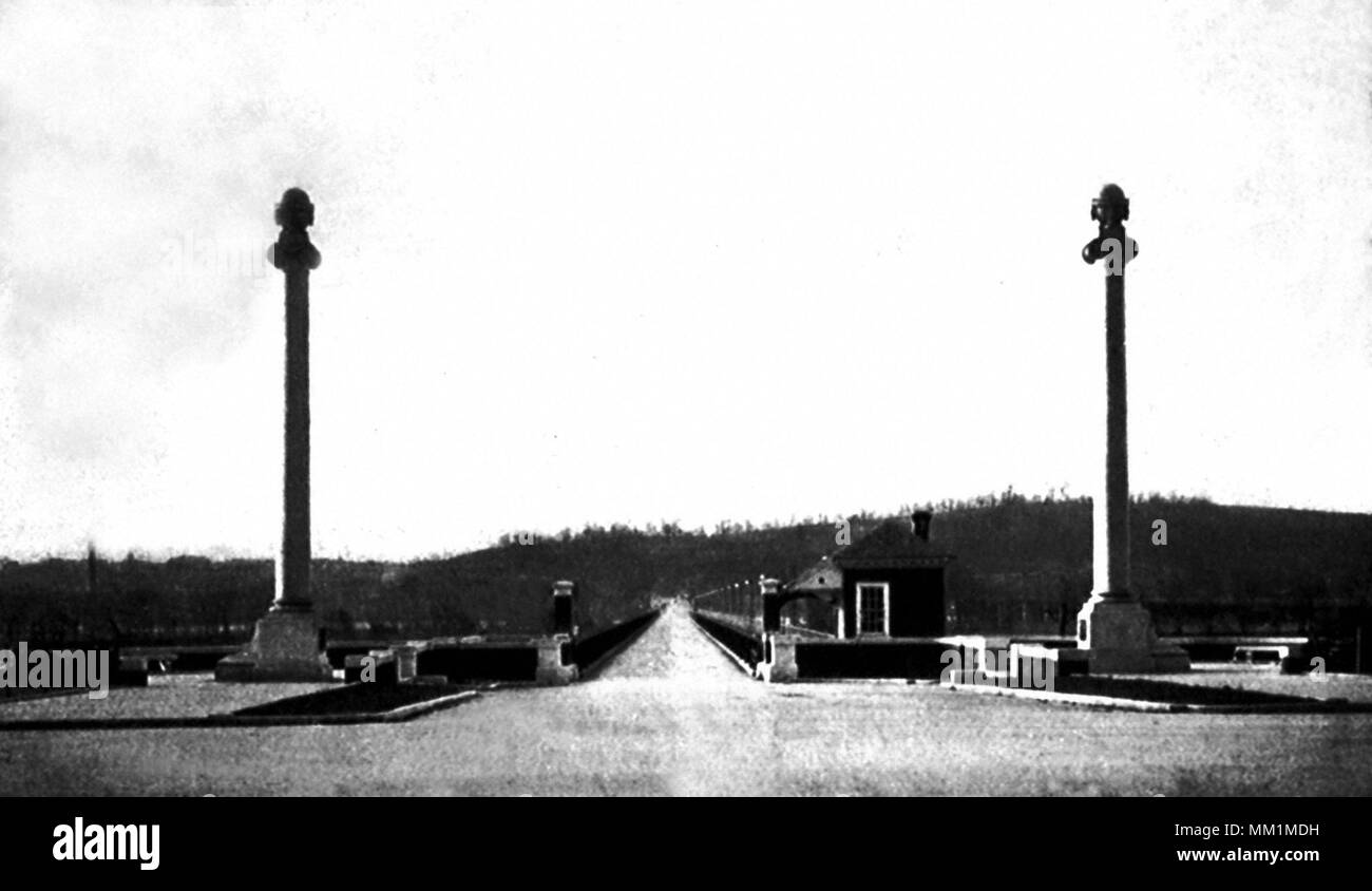 Market Street Bridge. Harrisburg. 1906 Banque D'Images