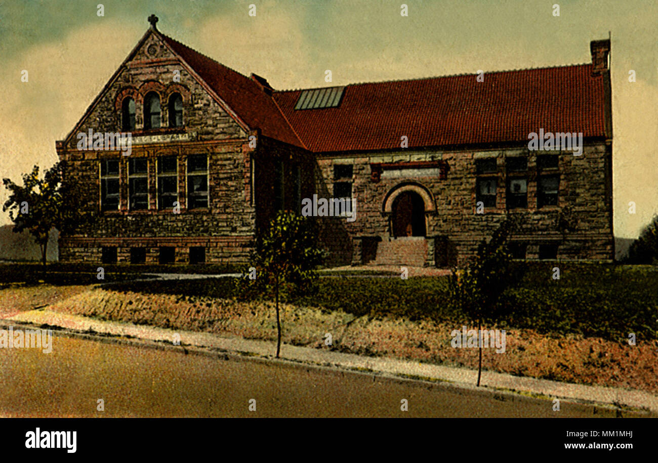 La bibliothèque Carnegie. McKeesport. 1914 Banque D'Images
