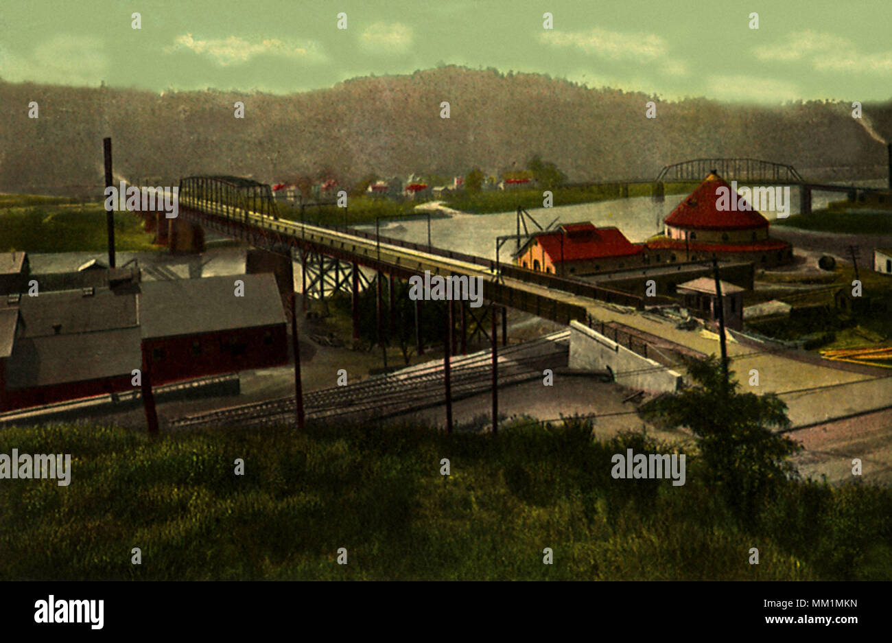 16Th Street Bridge. McKeesport. 1909 Banque D'Images