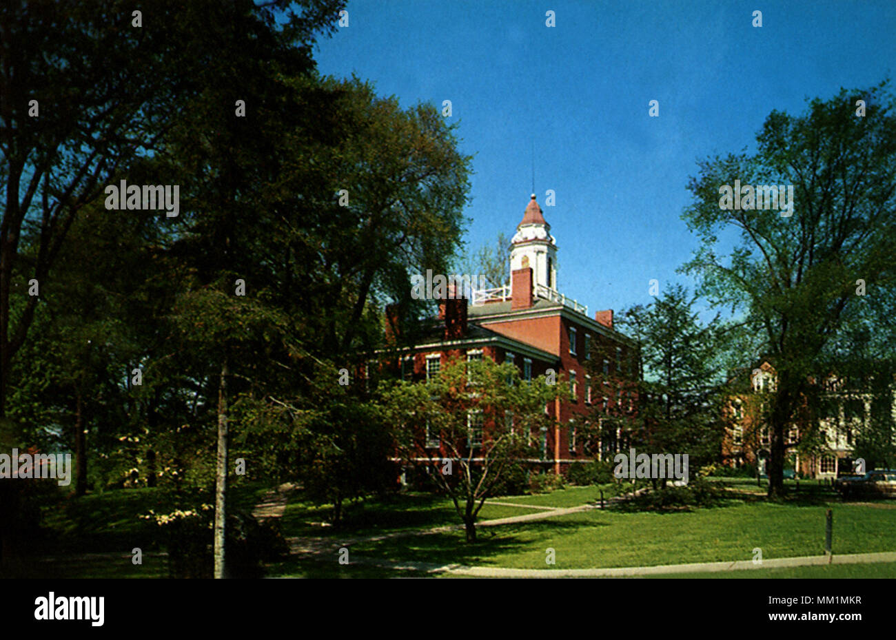 Bentley Hall at Collège Allegheny. Meadville. 1970 Banque D'Images