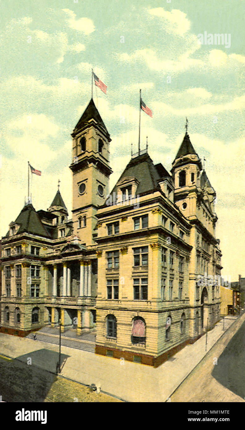 Bureau de poste. Pittsburgh. 1914 Banque D'Images